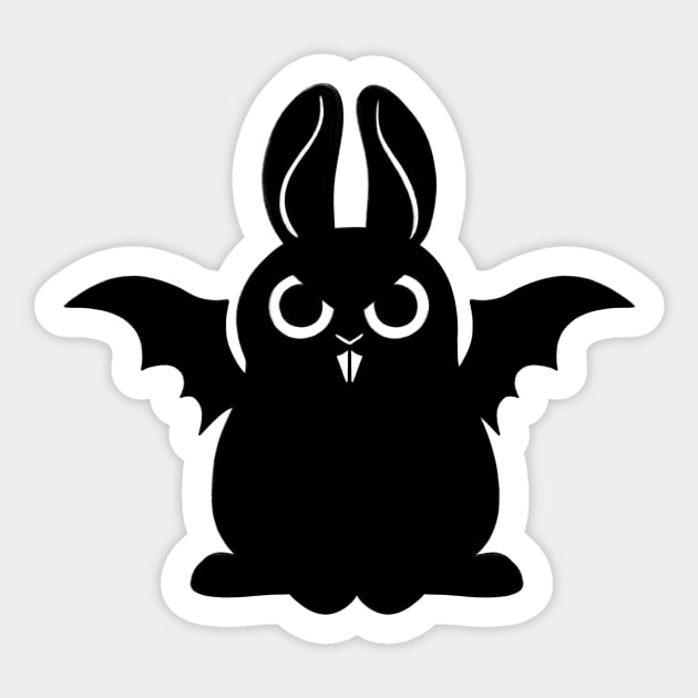 bat bunny Sticker by Firlefanzzz